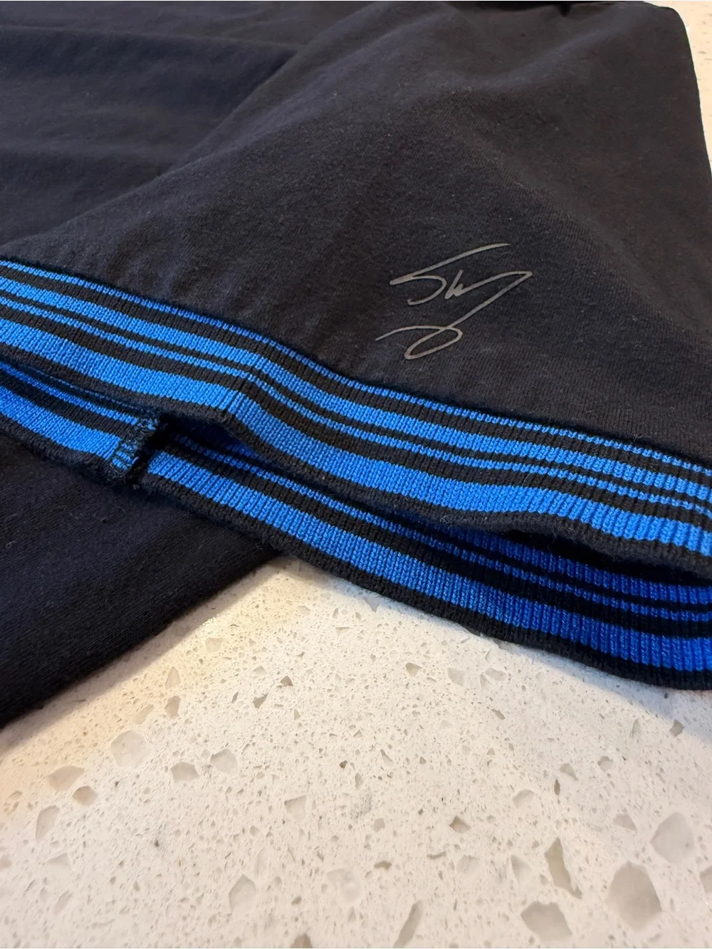 Others Follow Navy Polo with Blue Trim